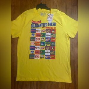Born Fly yellow chip logos ‘ens XL-NWT